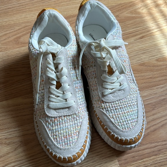 Women's Persephone Sneakers - Universal Thread Light Beige 8.5 - Picture 1 of 4